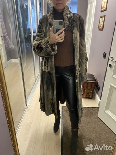 Норковое пальто (шуба) р. 42-44, Manzari (Италия)