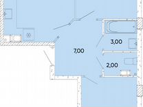 2-к. квартира, 61,7 м², 6/6 эт.