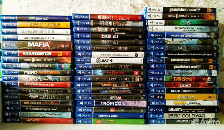 Диски для ps4 ps5