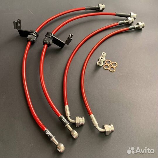 Армированные тормозные шланги на авто, и мото