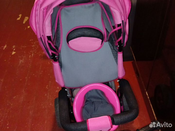 Детский велосипед с ручкой