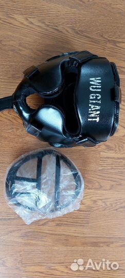 Боксерский шлем L с защитной маской