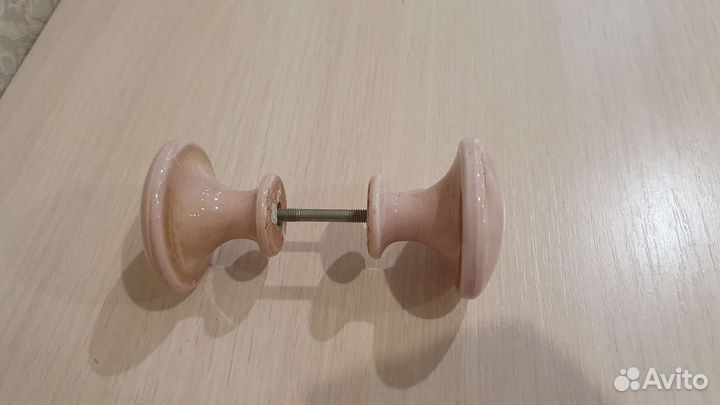 Ручка междверная, ссср, фаянс, б/у