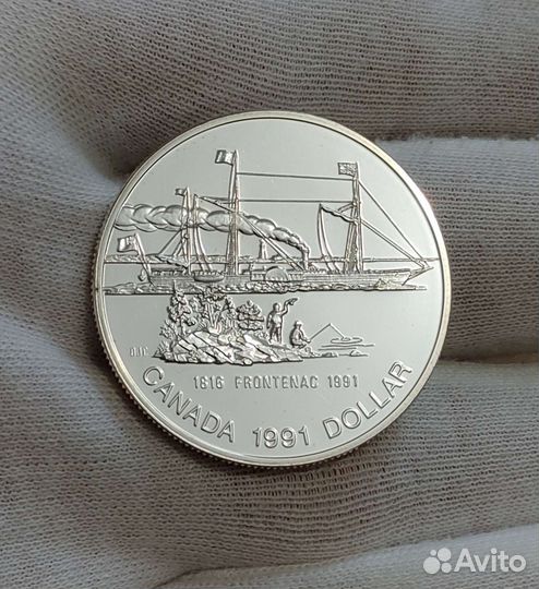 Канада. 1 доллар серебро