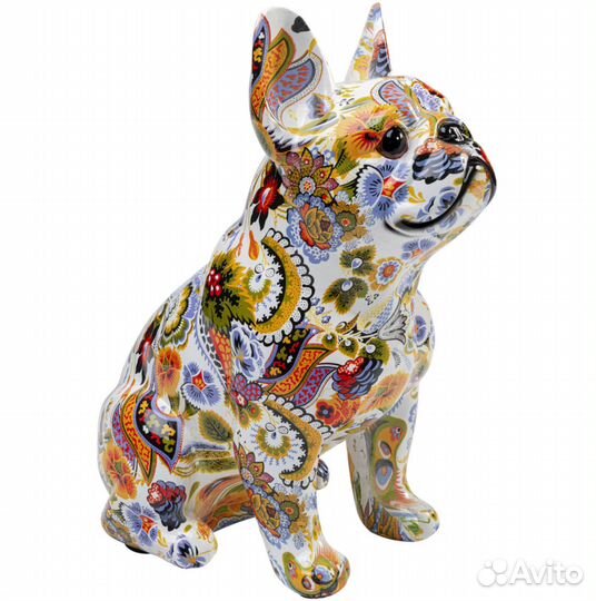 Статуэтка декоративная бежевая Bulldog