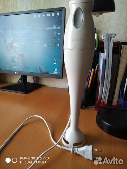 Блендер погружной бу