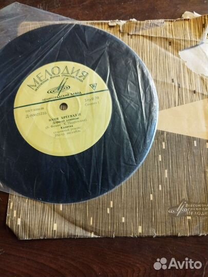 Грампластинки миньоны