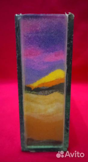 Верблюды из Египта сувенир цветной песок подарок