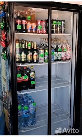 Холодильник витрина бу для напитков