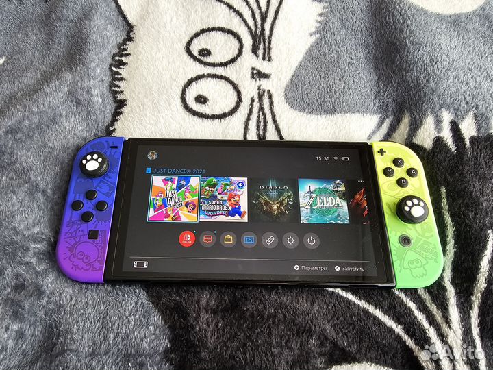 Nintendo switch oled splatoon 3 edition