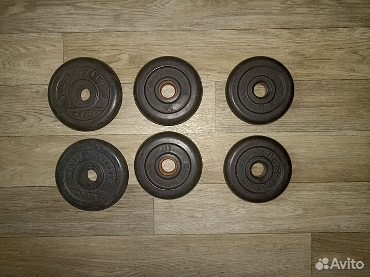 Блины для штанги, гантели