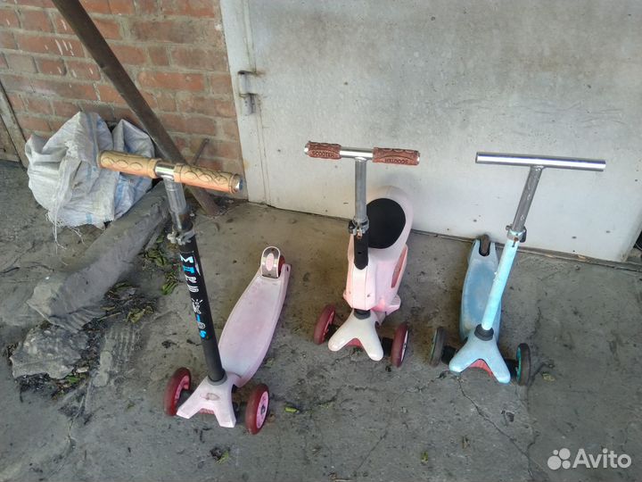 Самокат детский на запчасти