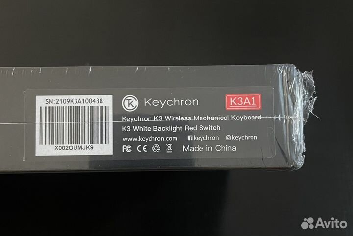 Механическая клавиатура Keychron k3 red switch
