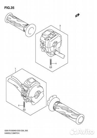 Пульт управления suzuki GSX-R 600/750 08-2010