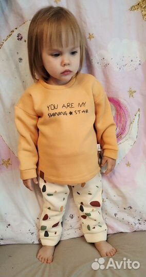 Детский утеплённый комплект унисекс новый