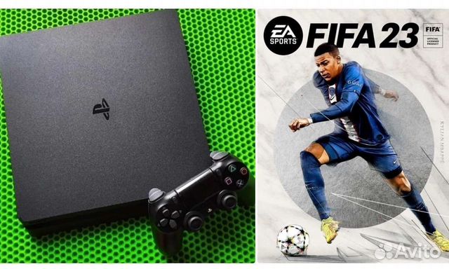 Sony PS4 полтерабайт + 20 игр (Fifa23) +обмен