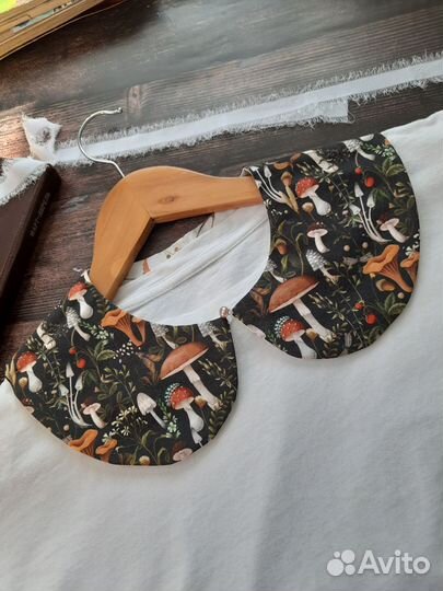 Съемный воротничок на платье, футболку