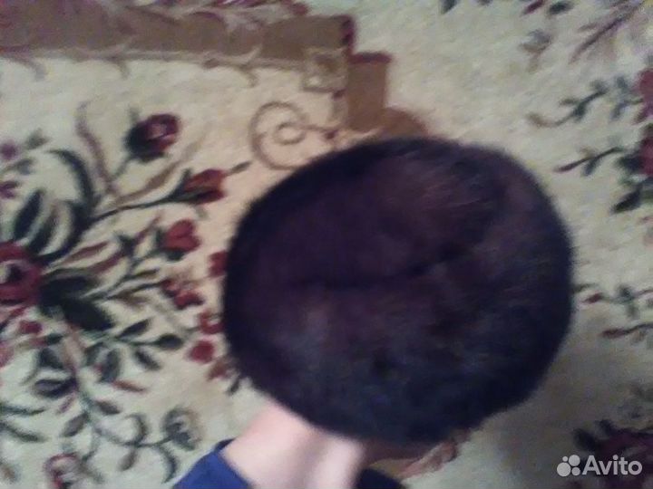 Шапка норковая натуральный мех