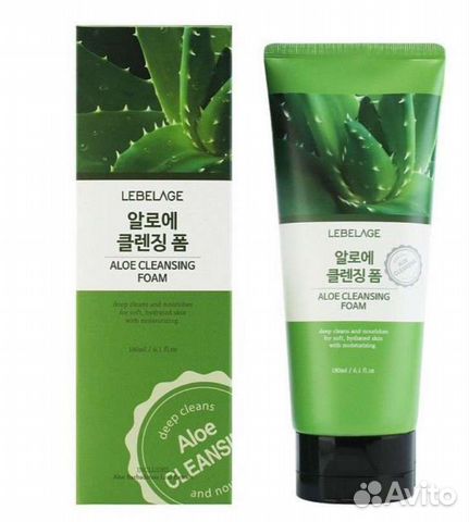 Корея Lebelage Пенка с экстрактом алоэ вера