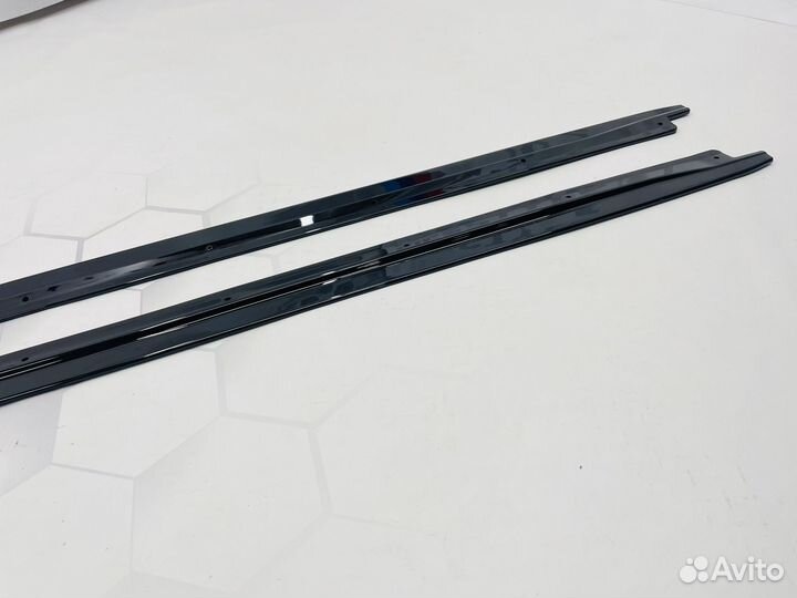 Лезвия BMW X5 F15 M perfomance чёрный глянец