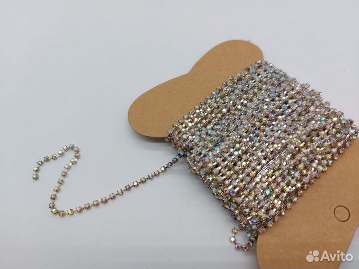 Стразовая лента 2мм