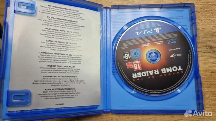 Диск Sony Playstation 4 Shadow of the Tomb Rider