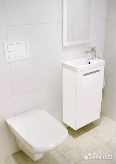 Тумба без раковины Cersanit b-su-mel-cm40 Белая