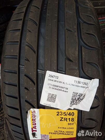 Taurus 401 High Performance 235/40 R18