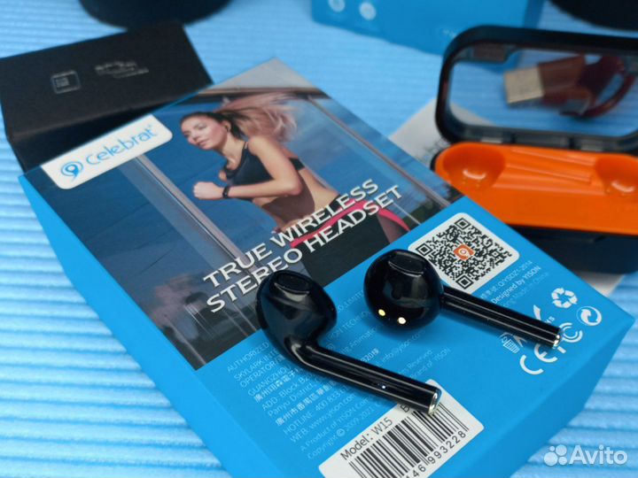 Наушники беспроводные bluetooth TWS W15