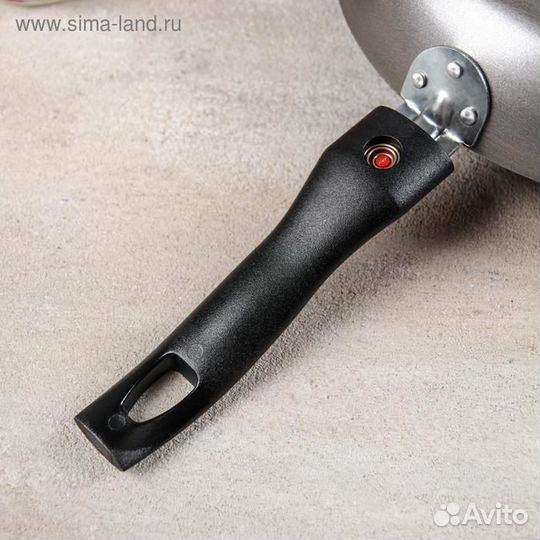 Сковорода Discovery, d24 см, стеклянная крышка, съ