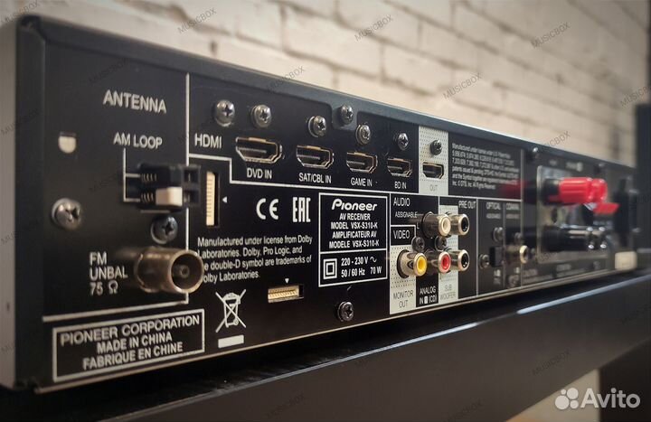 5.2 4K USB BT ресивер Pioneer VSX-S310