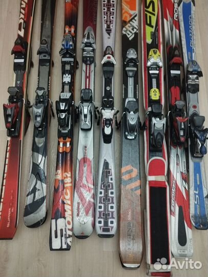 Горные лыжи 135-188, ботинки 36-45 палки