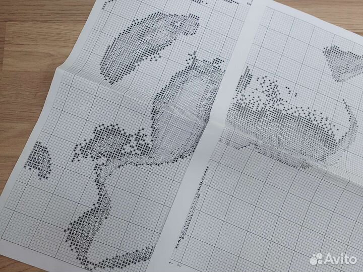 Набор для вышения Золотое руно Тень ангела