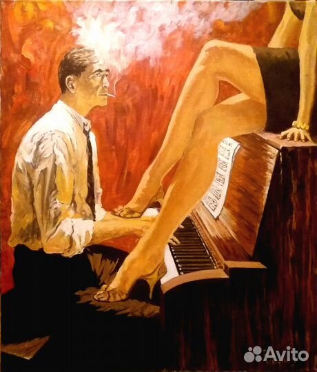 Картина. Копия с картины Роберта Макгинниса