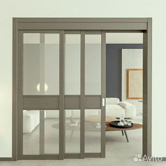 Двери каскадные раздвижные