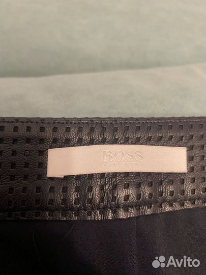 Юбка из экокожи