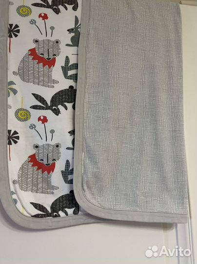 Детский хлопковый плед IKEA 92*84