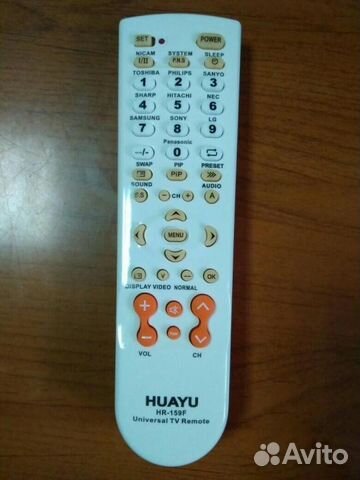 Пульт HR-159F универсальный на много марок тв