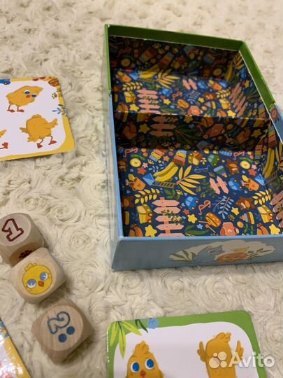 Настольные игры 3+ обучение счету Лапочки