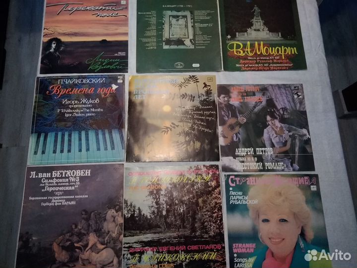 Виниловые пластинки СССР классика 18шт Цена зв всё