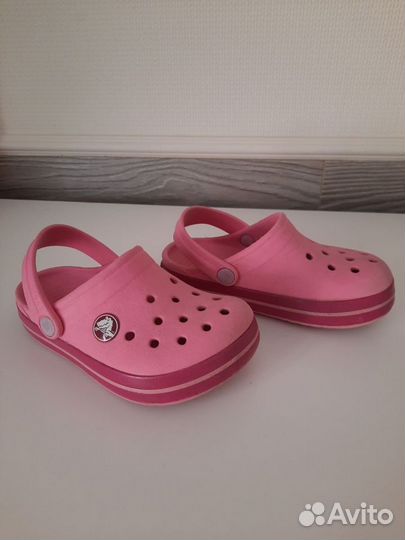 Сабо crocs для девочки c8 с9