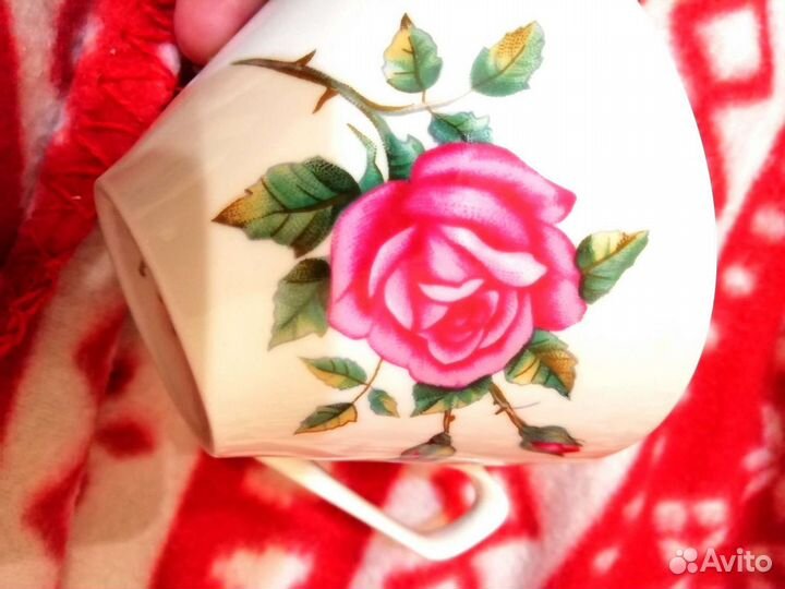 Чайный сервиз - Роза фарфор