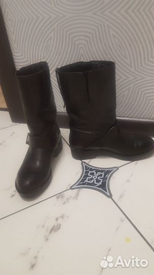 Полусапожки кожа