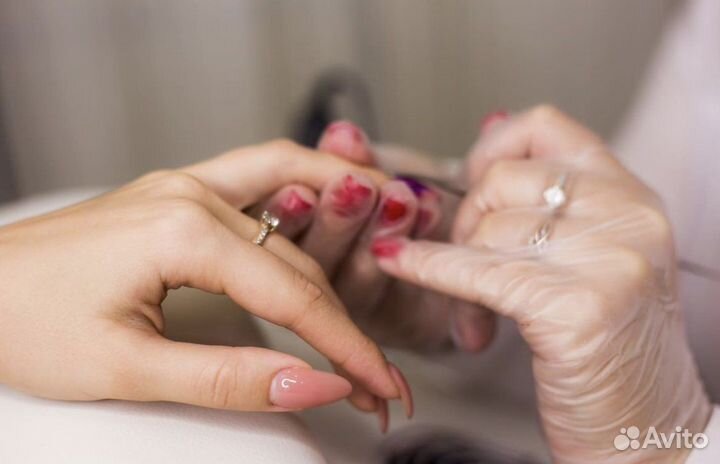 Маникюр с покрытием