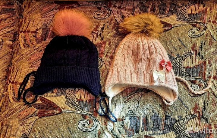 Зимние шапки для девочкм