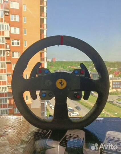 Игровой руль thrustmaster t300 alcantara