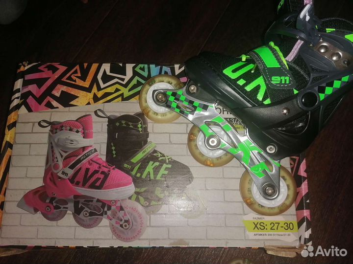 Роликовые коньки детские новые