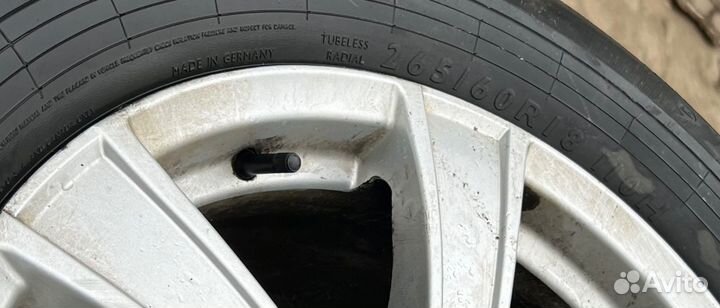 Колеса в сборе 265/60 R18 на тлк Прадо лето