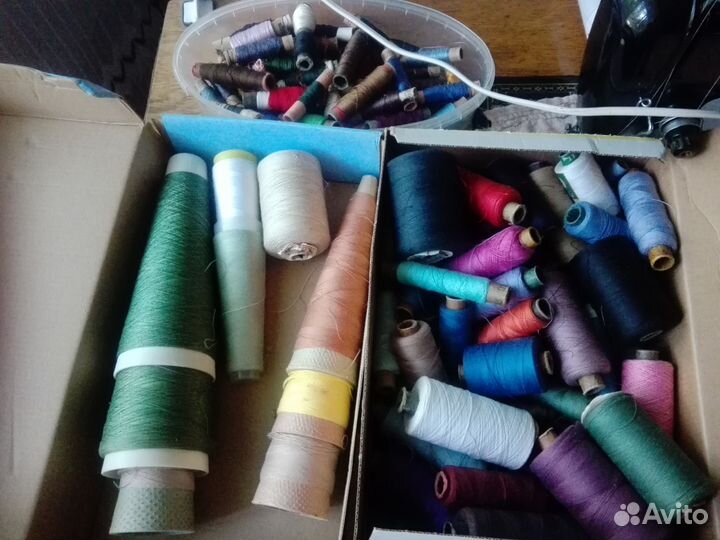 Нитки х/б и другие