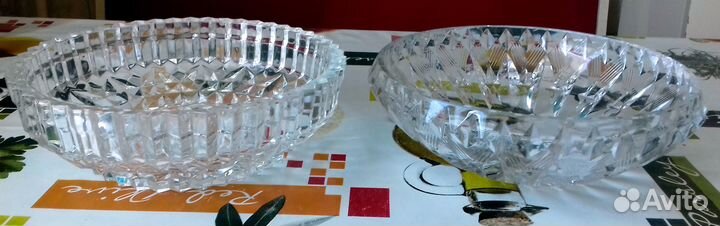 Салатницы. Хрусталь. СССР